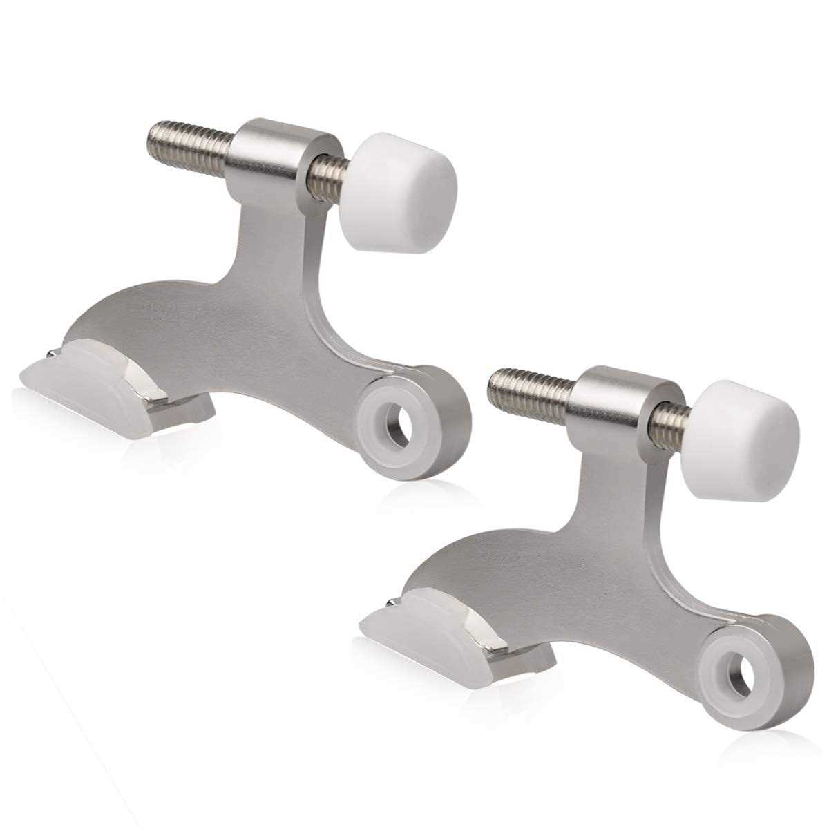 Kovosch 2 Pack Hinge Pin Door Stopper Adjustable Heavy Duty Hinge Pin Door Stop Rubber Bumper Tips - Zenithce