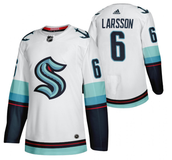 Seattle Kraken #5 Mark Giordano White Stitched Jersey - Zenithce