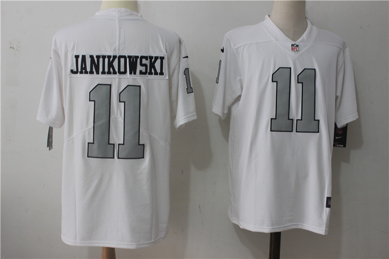 Raiders #11 Sebastian Janikowski White Stitched Vapor Untouchable Limited Nike Jersey - Zenithce