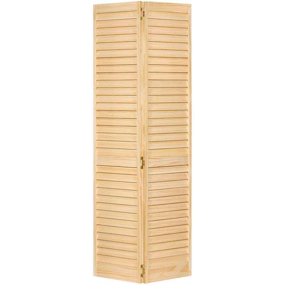 Kimberly Bay Plantation Unfinished Wood Bi-Fold Door - Zenithce