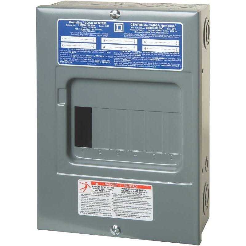 Square D Homeline HOM2040L125PC Load Center 125 A - Zenithce
