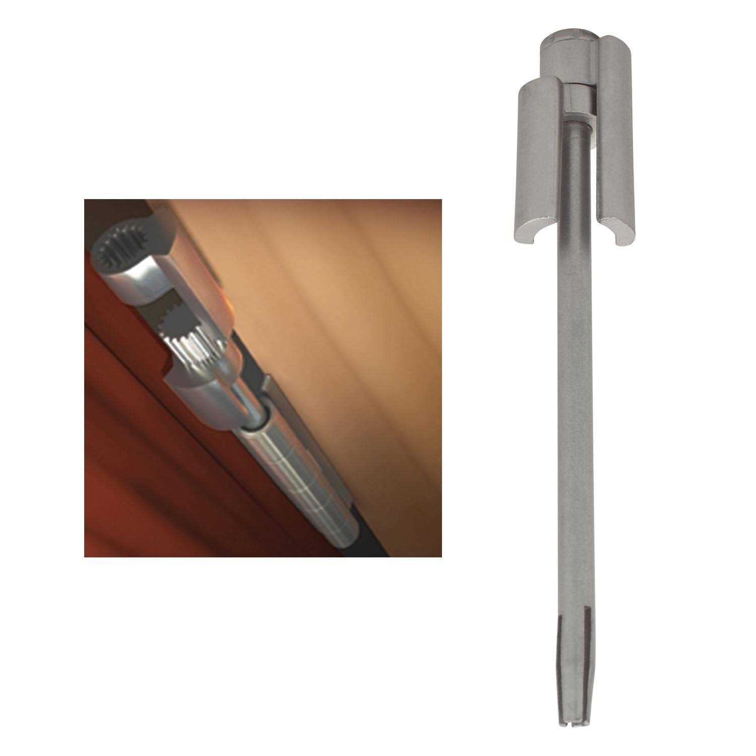 Nuk3y Door Saver 3 III Hinge Pin Stop for Residential Doors Fits All 3 inch to 4-1/2 inch Hinges (Oil Rubbed Bronze) - Zenithce