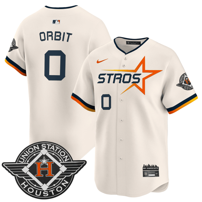 Houston Astros #0 Kaleb Ort Cream 2025 City Connect Limited Stitched Jersey - Zenithce