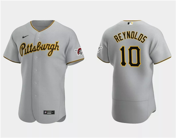 Pittsburgh Pirates #10 Bryan Reynolds Gray Flex Base Stitched Jersey - Zenithce