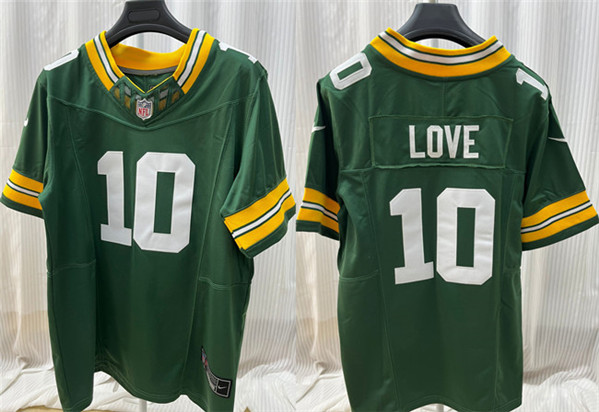 Green Bay Packers #10 Jordan Love Green 2023 F.U.S.E. Limited Stitched Jersey - Zenithce