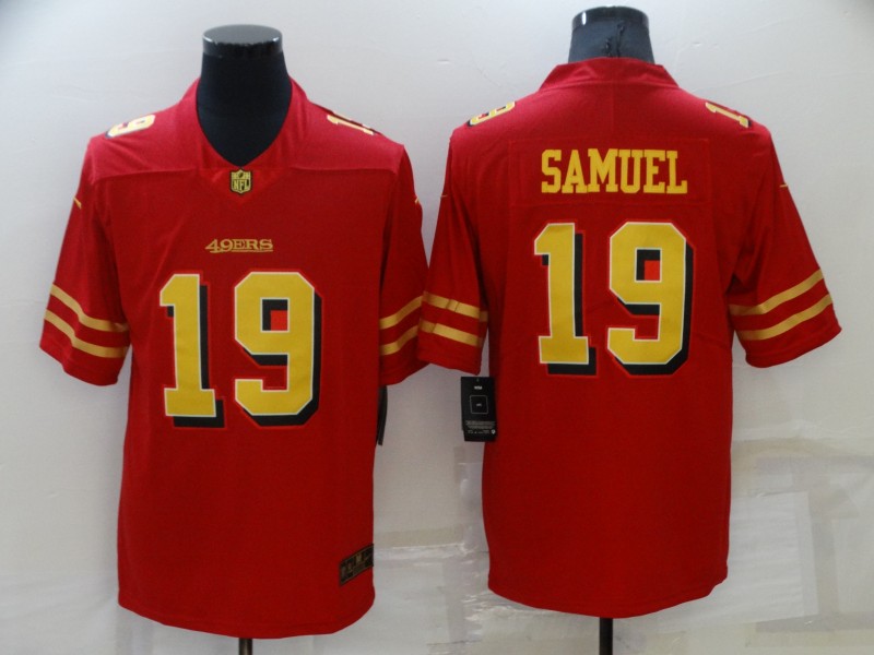 San Francisco 49ers #19 Deebo Samuel Red Gold Vapor Untouchable Limited Stitched Jersey - Zenithce