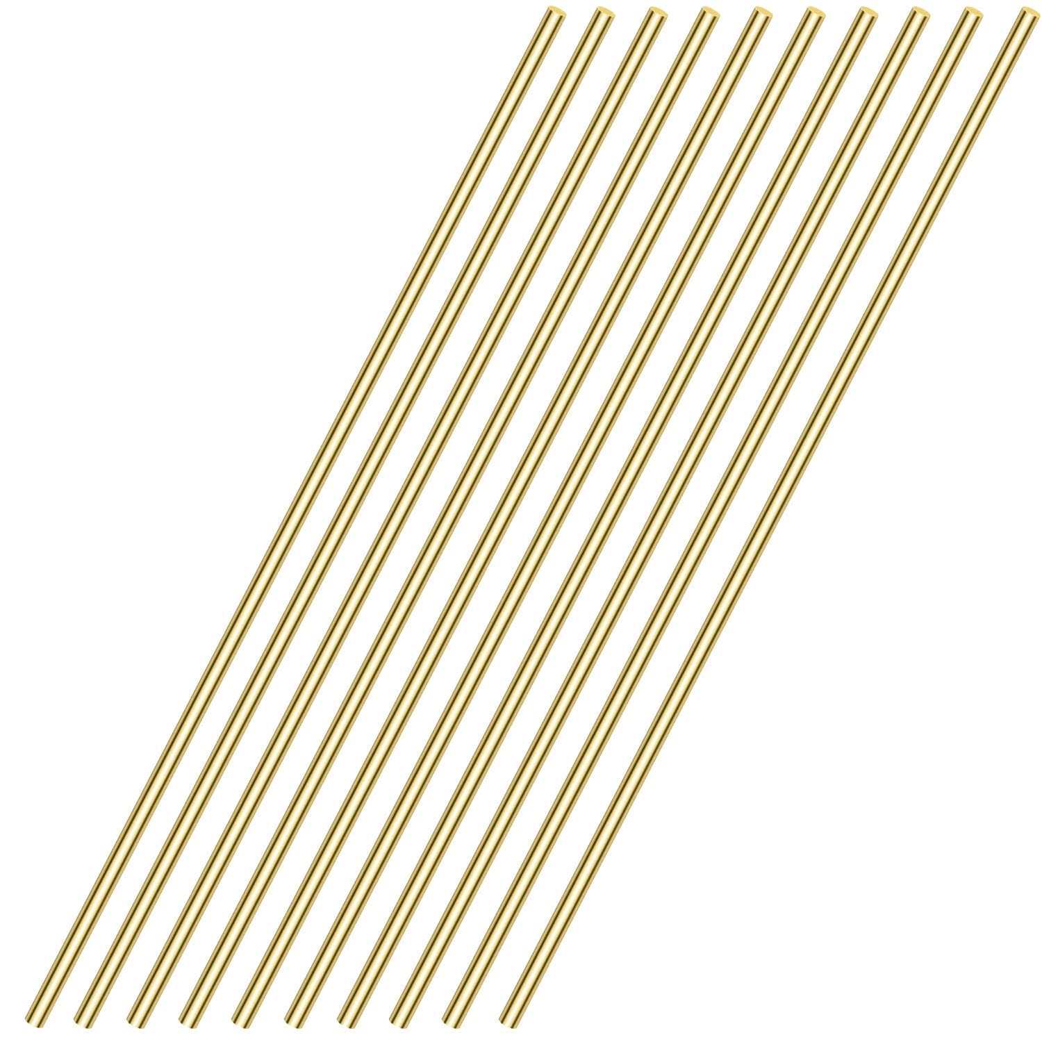 Sutemribor Brass Solid Round Rod Lathe Bar Stock - Zenithce