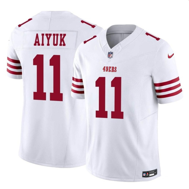 San Francisco 49ers #11 Brandon Aiyuk White 2023 F.U.S.E. Vapor Limited Stitched Jersey - Zenithce