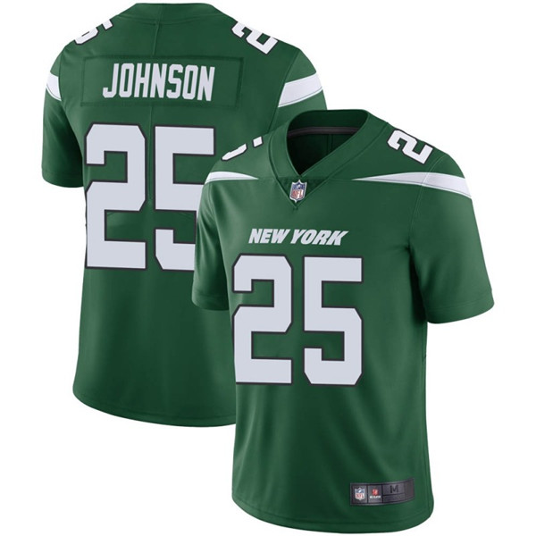 New York Jets #25 Ty Johnson Green Vapor Untouchable Limited Stitched Jersey - Zenithce