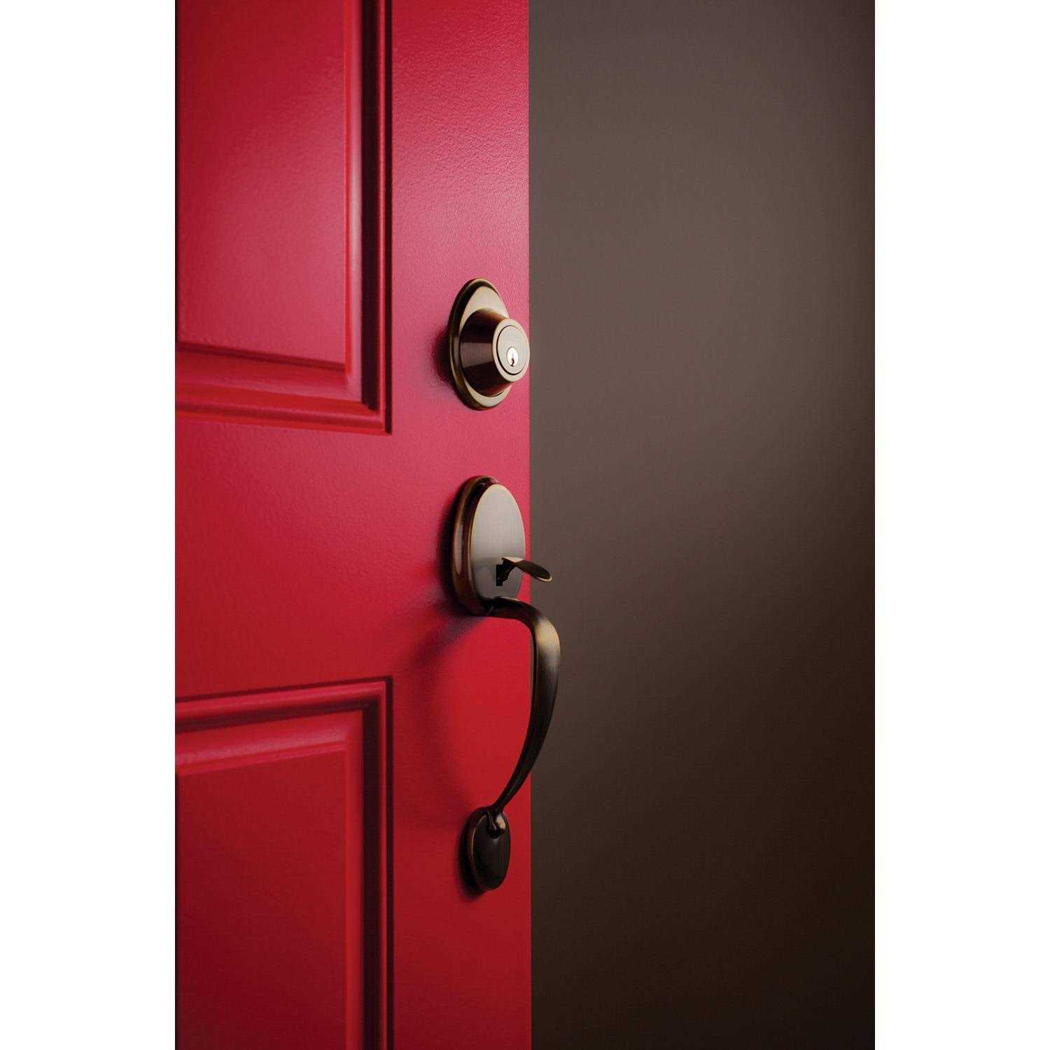 Schlage JH58-BAR Barcelona Single Cylinder Keyed Entry Handleset Exterior Pack - Zenithce