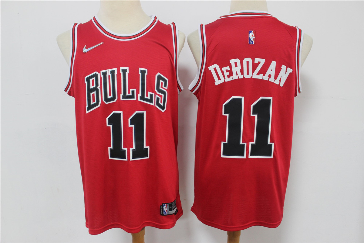 Chicago Bulls #11 DeMar DeRozan Red 75th Anniversary Diamond 2021 Stitched Jersey - Zenithce