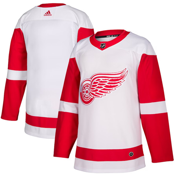 Detroit Red Wings Blank White Stitched Jersey - Zenithce