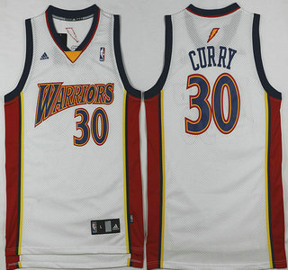 Golden State Warriors #30 Stephen Curry Rookie White Swingman Jersey - Zenithce
