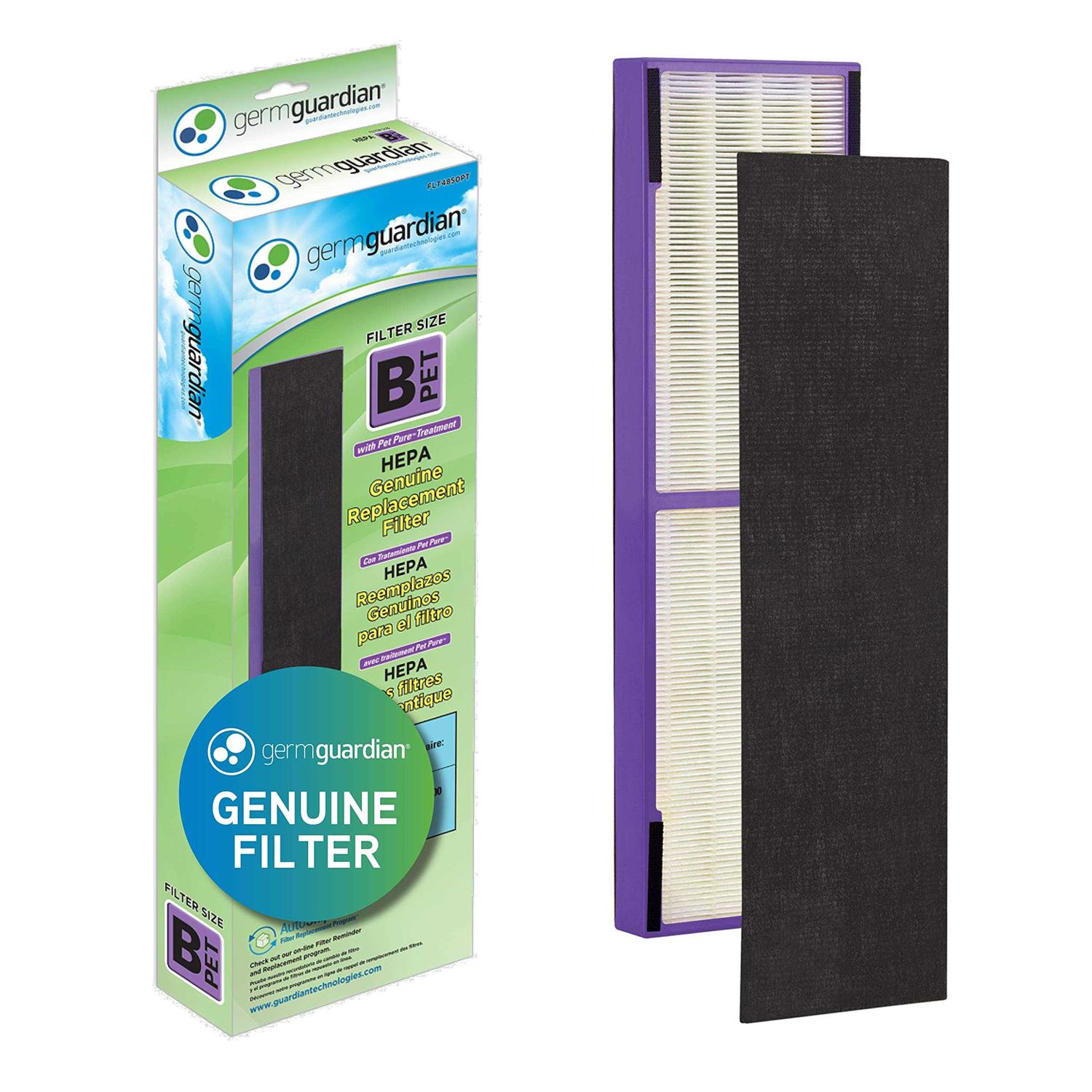 GermGuardian Filter B Pet Pure HEPA Genuine Air Purifier Replacement Filter - Zenithce
