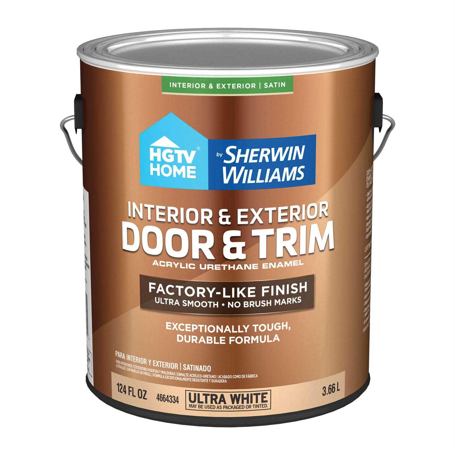 HGTV Home by Sherwin-Williams Interior & Exterior Satin Sample Base Paint - Zenithce