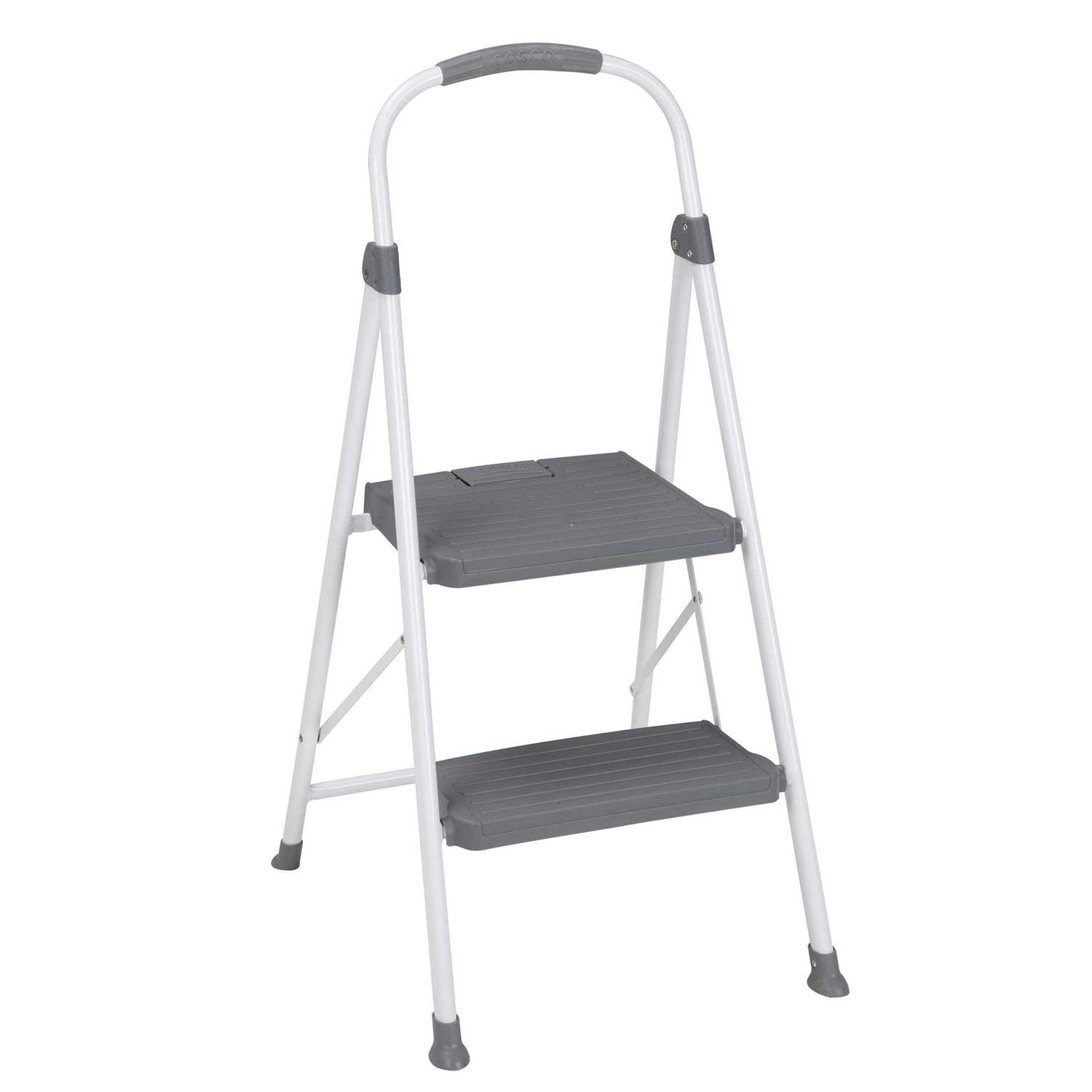 Cosco 2-Step Folding Steel Step Stool - Zenithce