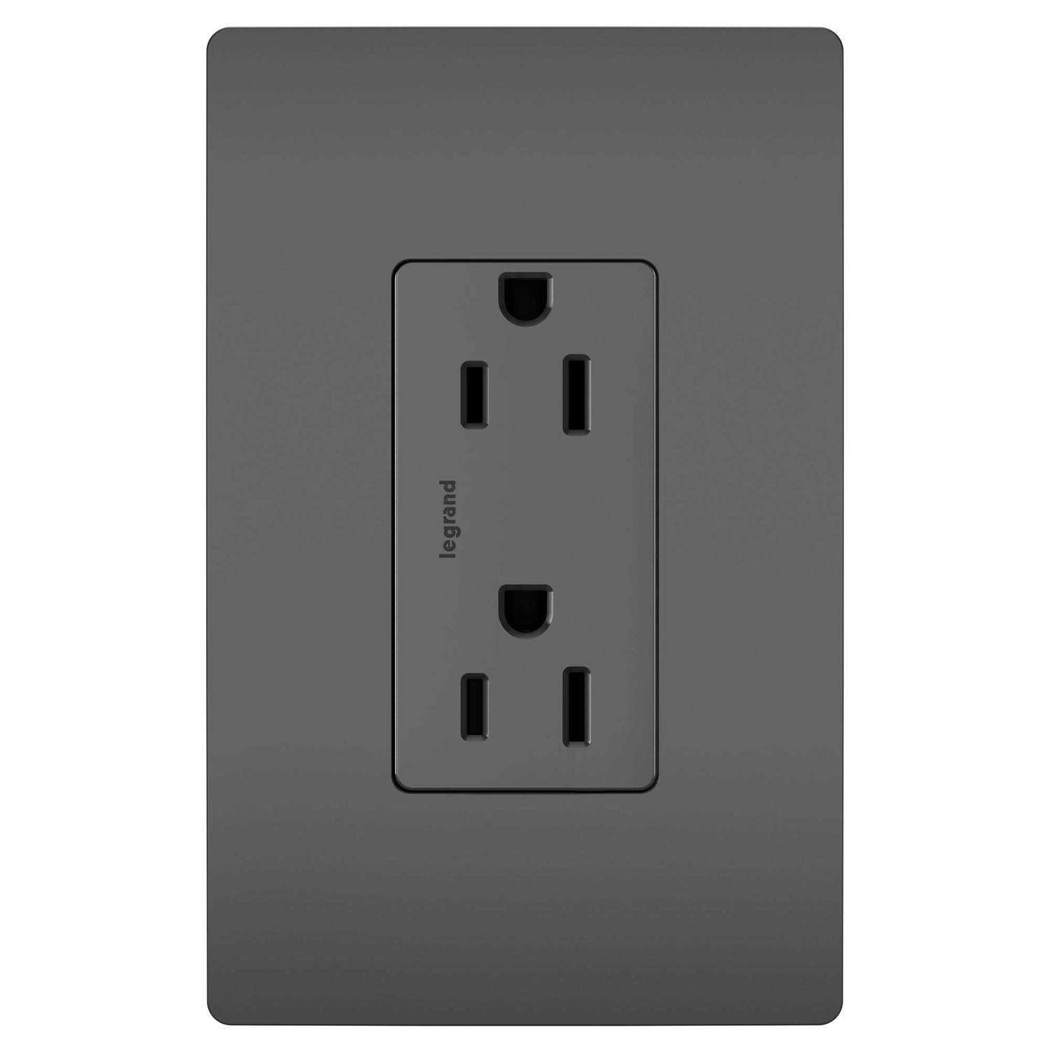 Pass & Seymour Decorator Tamper-Resistant Receptacle 885TRNICC12 - Zenithce