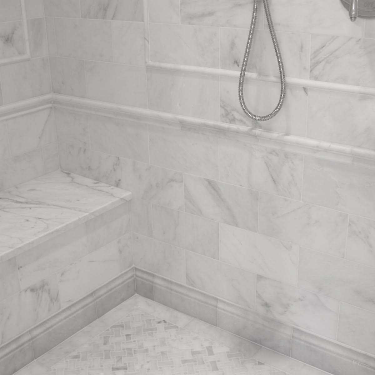 Ivy Hill Tile Oriental 4 in. x 12 in. x 8 mm Marble Floor and Wall Subway Tile - Zenithce