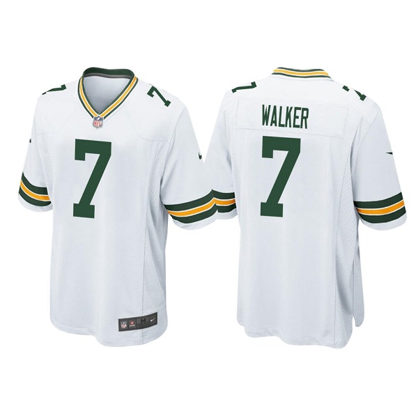 Green Bay Packers #7 Quay Walker White Stitched Football Jersey - Zenithce