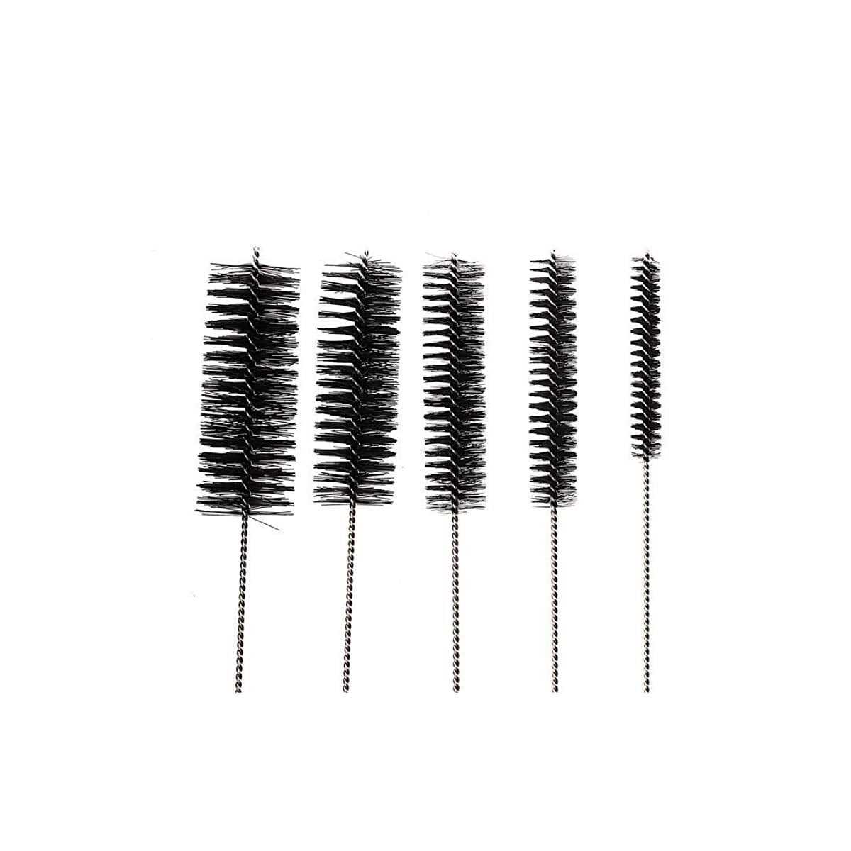 Professional Tube Cleaning Brush Set 5 Pc. Kit Long Deep Cleaning Brushes with Flexible Handles For Bottles - Zenithce