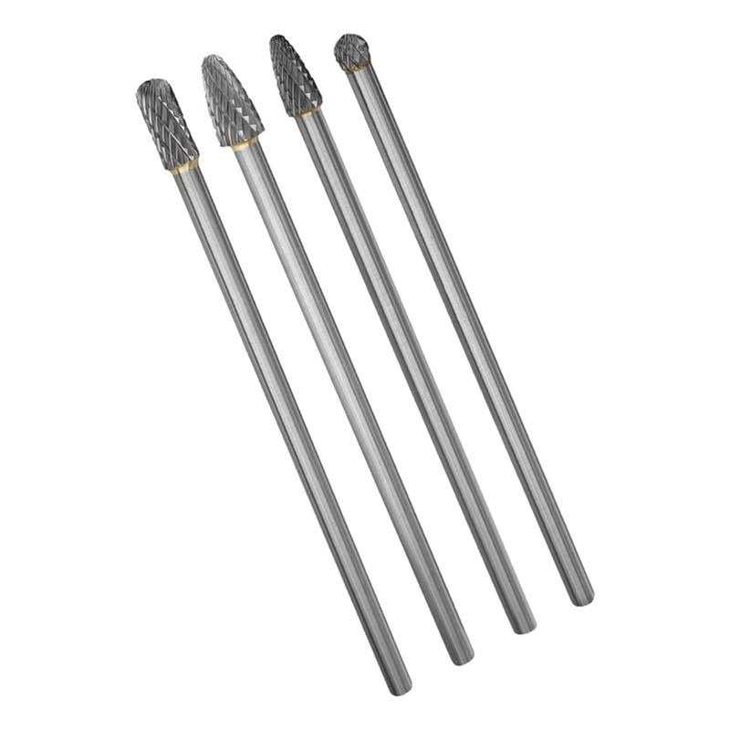 Wolfride 4pcs Flush Trim Router Bit Set 1/4 Inch Shank Top Bearing Flush Trim Router Bit - Zenithce