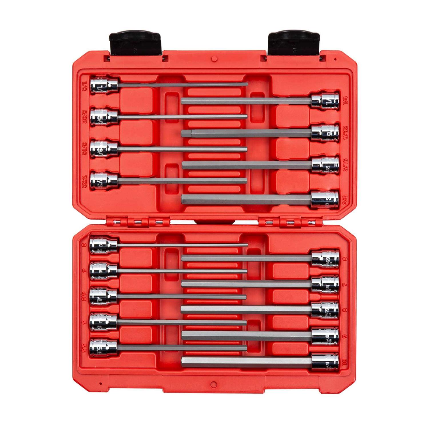 Tekton 3/8 Inch Drive External Star Socket Set SHD91117 - Zenithce