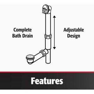 Keeney 65AWK Roller Ball Bath Drain Assembly - Zenithce