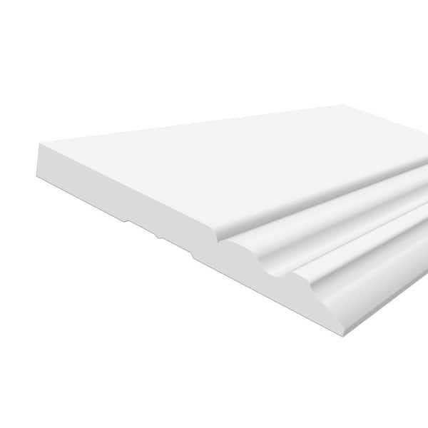 MTRIM Baseboard Prepainted 9/16 in. Height x 5.25 in. Width x Length - Zenithce