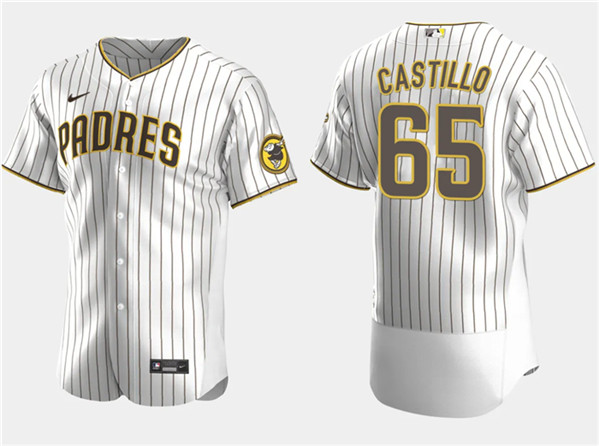 San Diego Padres #65 José Castillo White Flex Base Stitched Jersey - Zenithce