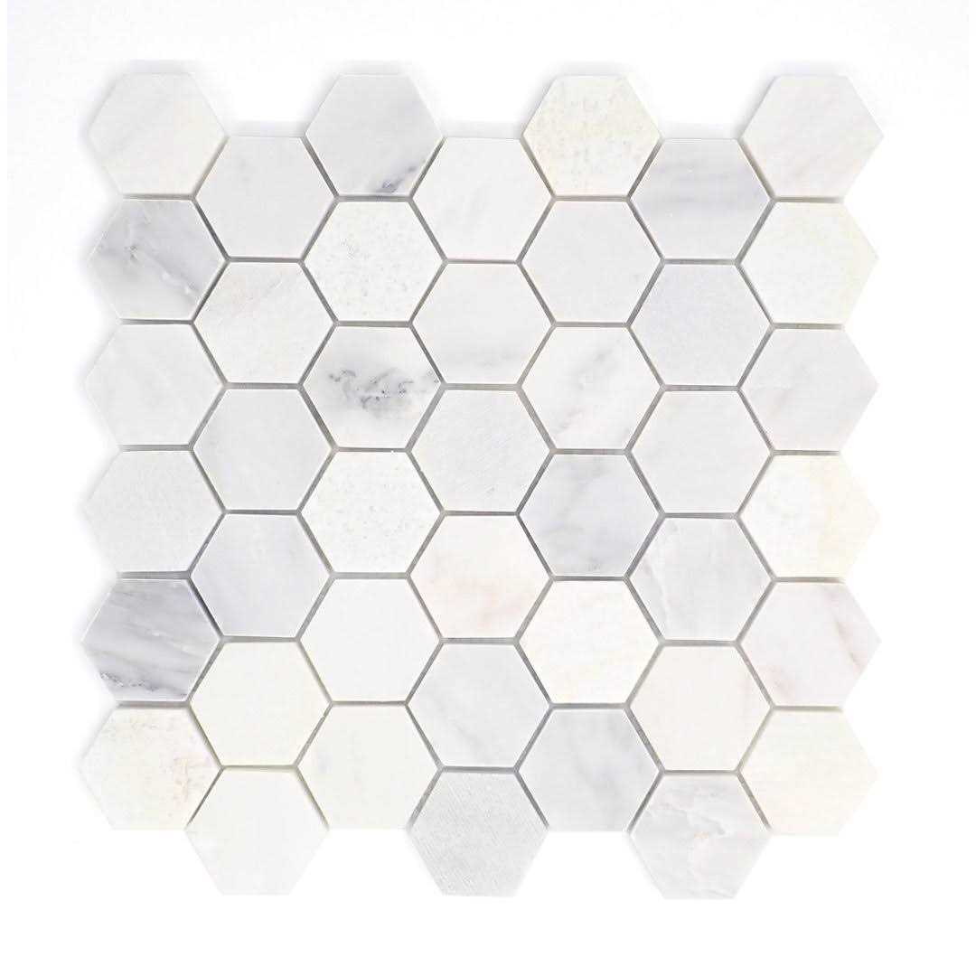 Emser Tile Tile & Stone Marble Mosaic Winter Frost M05WINTFR1212M - Zenithce