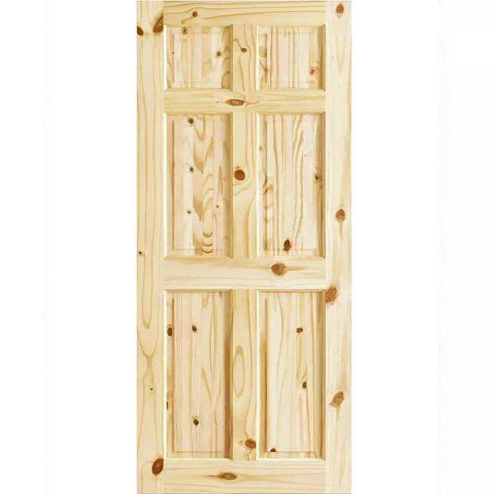 Kimberly Bay Paneled Solid Wood Unfinished Colonial Standard Door - Zenithce