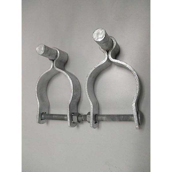 Pressed Steel Chain Link Fence Post Hinge w/Bolt - Zenithce
