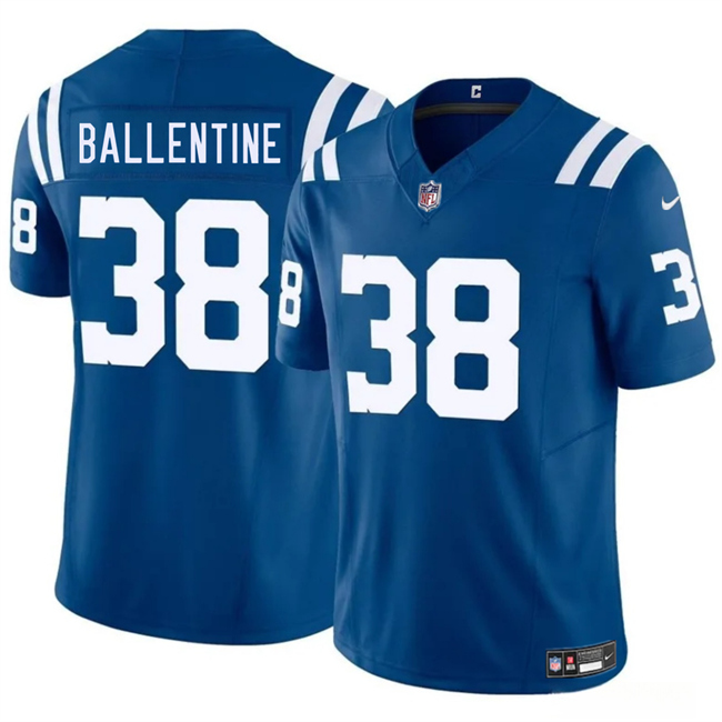 Indianapolis Colts #38 Corey Ballentine Blue 2025 F.U.S.E. Vapor Limited Stitched Jersey - Zenithce