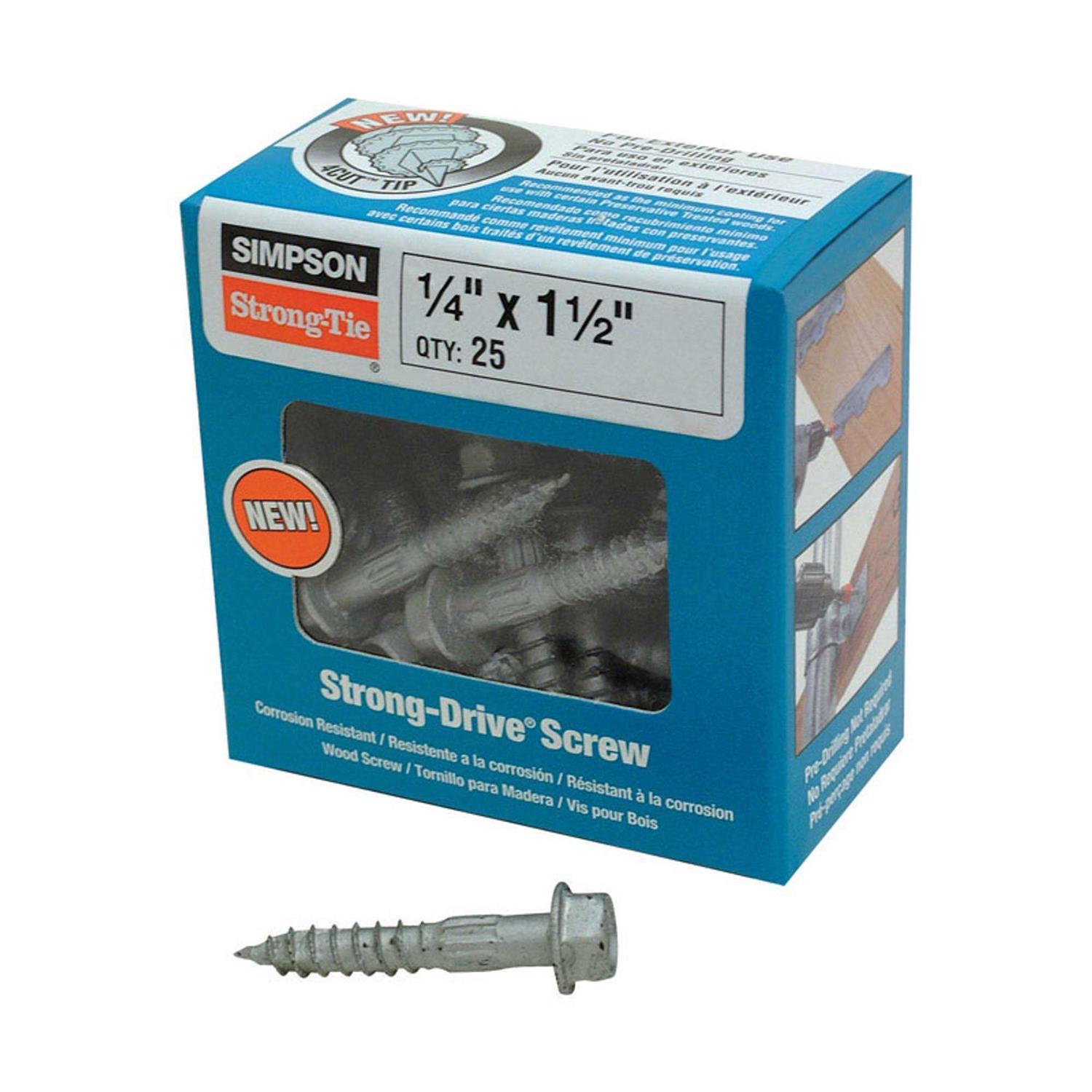 Simpson Strong-Tie Strong-Drive SDS Connector Screw SDS25212-R25 - Zenithce