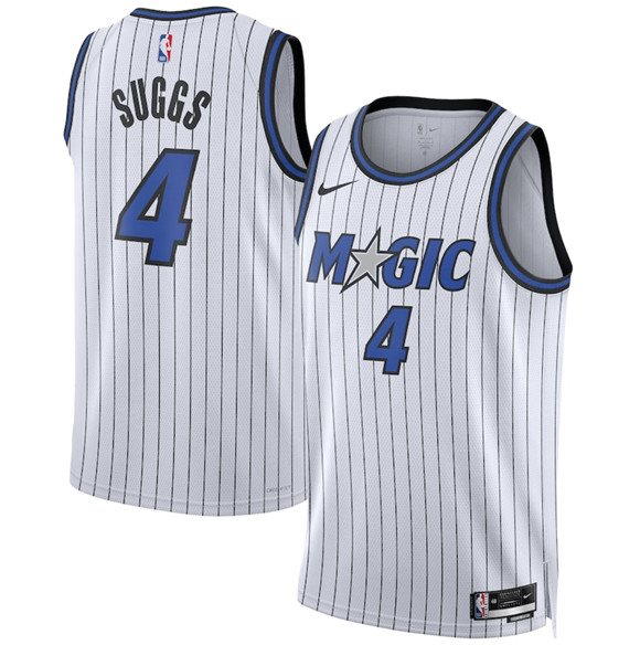 Orlando Magic #4 Jalen Suggs White 2025 Association Edition Stitched Jersey - Zenithce