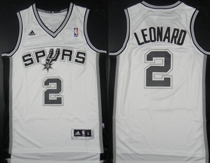 San Antonio Spurs #2 Kawhi Leonard Revolution 30 Swingman White Jersey - Zenithce