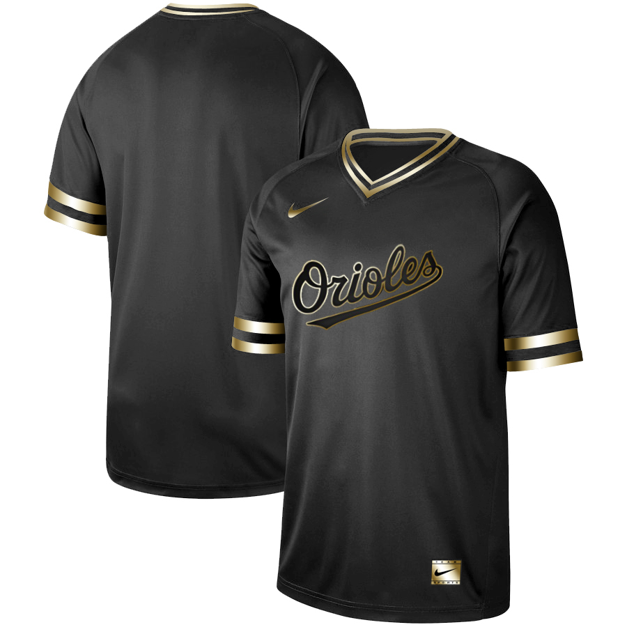 Baltimore Orioles Black Gold Stitched Jersey - Zenithce