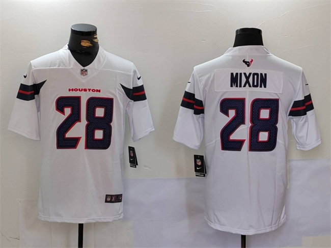 Houston Texans #28 Joe Mixon White Vapor Untouchable Stitched Jersey - Zenithce