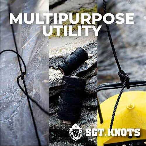 SGT KNOTS Solid Braid Nylon Utility Rope - Zenithce