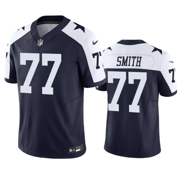 Dallas Cowboys #77 Tyron Smith Navy 2023 F.U.S.E. Vapor Limited Stitched Jersey - Zenithce