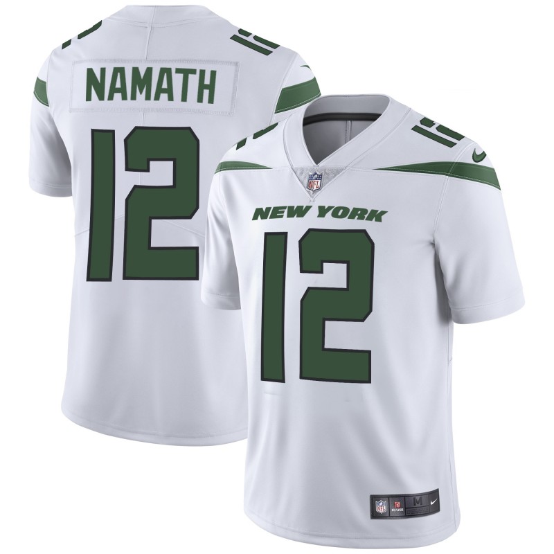 New York Jets #12 Joe Namath White Vapor Untouchable Limited Stitched Jersey - Zenithce