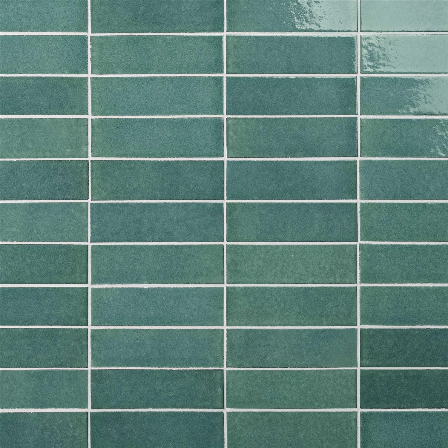 Ivy Hill Tile Vibe 2.36 in. x 7.87 in. Glossy Lava Stone Cement Subway Wall Tile - Zenithce