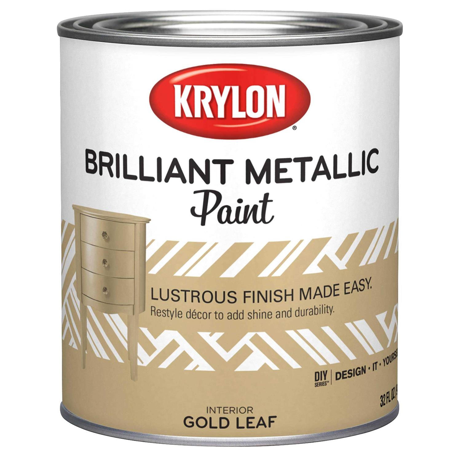 Krylon Latex Metallic Paint - Zenithce