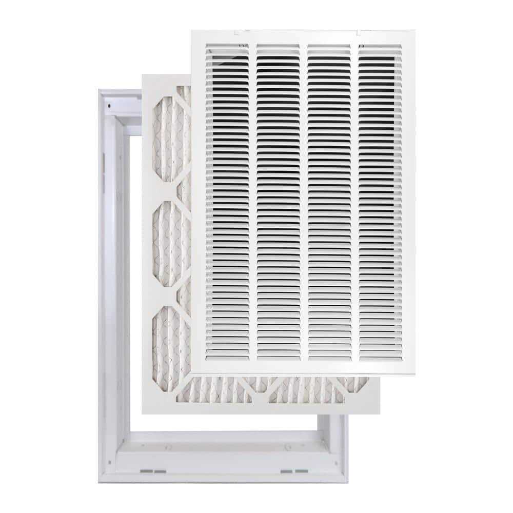 Venti Air 25 in. High Return Air Filter Grille with MERV 11 Filter Pre-Installed - Zenithce