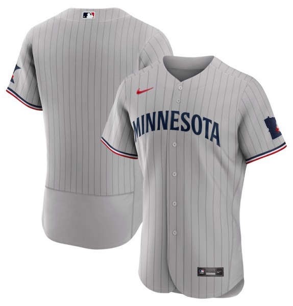 Minnesota Twins Gray 2023 Flex Base Stitched Jersey - Zenithce