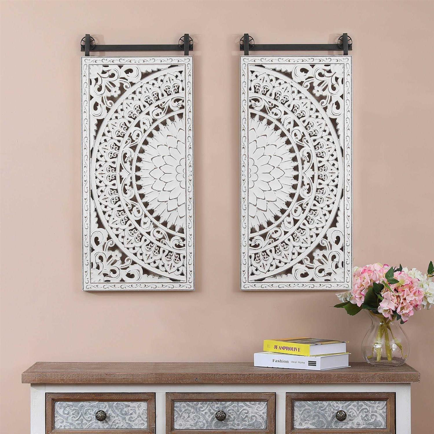 LuxenHome Rustic 6ft Decorative Blanket Ladder - Zenithce