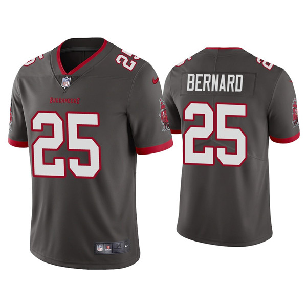Tampa Bay Buccaneers #25 Giovani Bernard Gray Vapor Untouchable Limited Stitched Jersey - Zenithce