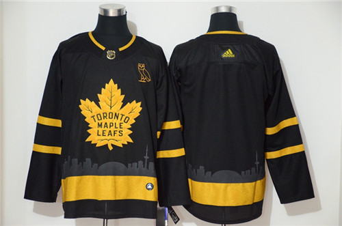 Toronto Maple Leafs Black Golden City Edition Stitched Jersey - Zenithce