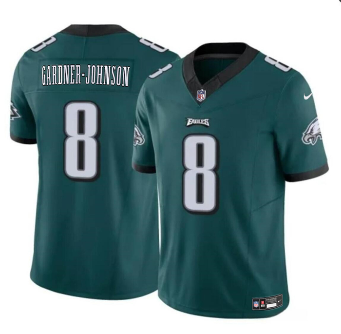 Philadelphia Eagles #8 Chauncey Gardner-Johnson Green 2024 F.U.S.E Vapor Untouchable Limited Stitched Jersey - Zenithce