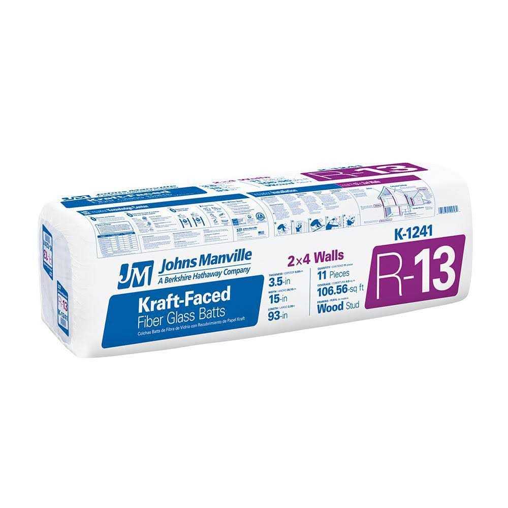 Johns Manville R-13 2-in x 4-ft x 8-ft AP Foil Faced Polyisocyanurate For Use in Garage Doors Board Insulation 90014714 - Zenithce